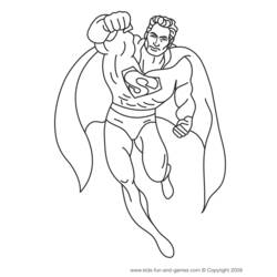 Dibujo para colorear: Superman (Superhéroes) #83707 - Dibujos para colorear