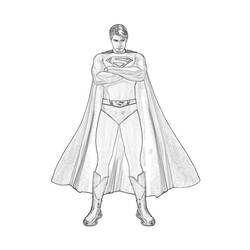 Dibujo para colorear: Superman (Superhéroes) #83730 - Dibujos para colorear
