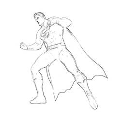 Dibujo para colorear: Superman (Superhéroes) #83731 - Dibujos para colorear