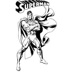 Dibujo para colorear: Superman (Superhéroes) #83781 - Dibujos para colorear