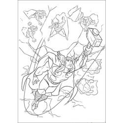 Dibujo para colorear: Thor (Superhéroes) #75770 - Dibujos para Colorear e Imprimir Gratis