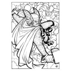 Dibujo para colorear: Thor (Superhéroes) #75788 - Dibujos para Colorear e Imprimir Gratis
