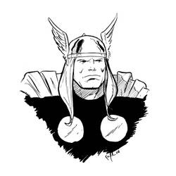 Dibujo para colorear: Thor (Superhéroes) #75792 - Dibujos para Colorear e Imprimir Gratis