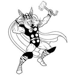 Dibujo para colorear: Thor (Superhéroes) #75917 - Dibujos para Colorear e Imprimir Gratis