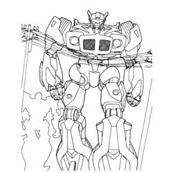 Dibujo para colorear: Transformers (Superhéroes) #75088 - Dibujos para Colorear e Imprimir Gratis