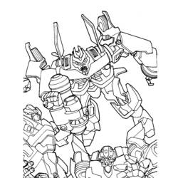 Dibujo para colorear: Transformers (Superhéroes) #75093 - Dibujos para Colorear e Imprimir Gratis