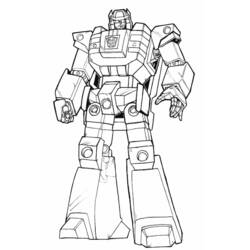 Dibujo para colorear: Transformers (Superhéroes) #75099 - Dibujos para colorear