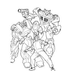 Dibujo para colorear: Transformers (Superhéroes) #75105 - Dibujos para Colorear e Imprimir Gratis