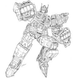 Dibujo para colorear: Transformers (Superhéroes) #75127 - Dibujos para Colorear e Imprimir Gratis