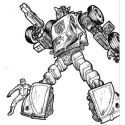 Dibujo para colorear: Transformers (Superhéroes) #75131 - Dibujos para Colorear e Imprimir Gratis