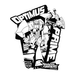 Dibujo para colorear: Transformers (Superhéroes) #75146 - Dibujos para Colorear e Imprimir Gratis