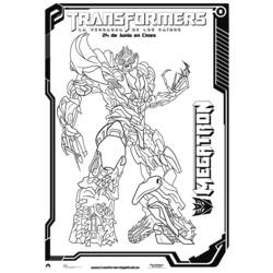 Dibujo para colorear: Transformers (Superhéroes) #75158 - Dibujos para colorear