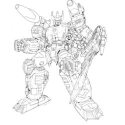 Dibujo para colorear: Transformers (Superhéroes) #75165 - Dibujos para Colorear e Imprimir Gratis