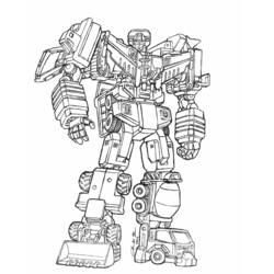 Dibujo para colorear: Transformers (Superhéroes) #75167 - Dibujos para colorear