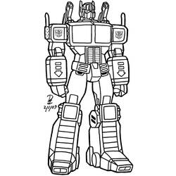 Dibujos para colorear: Transformers - Dibujos para colorear