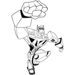Dibujo para colorear: Transformers (Superhéroes) #75180 - Dibujos para colorear