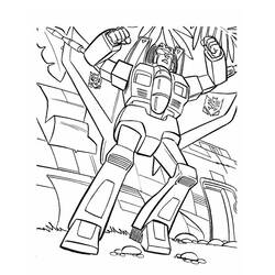 Dibujo para colorear: Transformers (Superhéroes) #75184 - Dibujos para Colorear e Imprimir Gratis