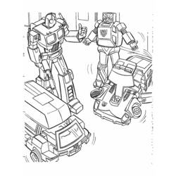 Dibujo para colorear: Transformers (Superhéroes) #75224 - Dibujos para Colorear e Imprimir Gratis