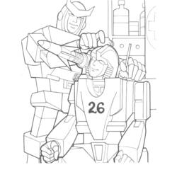 Dibujo para colorear: Transformers (Superhéroes) #75241 - Dibujos para Colorear e Imprimir Gratis