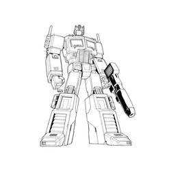 Dibujo para colorear: Transformers (Superhéroes) #75244 - Dibujos para colorear