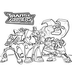 Dibujo para colorear: Transformers (Superhéroes) #75269 - Dibujos para colorear