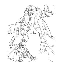 Dibujo para colorear: Transformers (Superhéroes) #75323 - Dibujos para Colorear e Imprimir Gratis