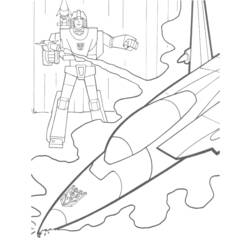 Dibujo para colorear: Transformers (Superhéroes) #75325 - Dibujos para Colorear e Imprimir Gratis