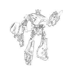 Dibujo para colorear: Transformers (Superhéroes) #75330 - Dibujos para colorear