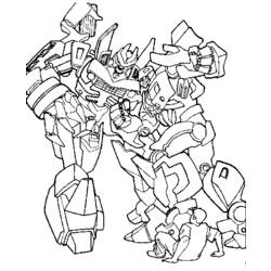 Dibujo para colorear: Transformers (Superhéroes) #75346 - Dibujos para Colorear e Imprimir Gratis