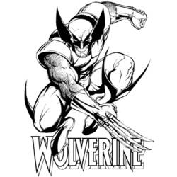 Dibujo para colorear: Wolverine (Superhéroes) #74835 - Dibujos para colorear