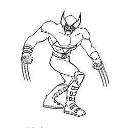 Dibujo para colorear: Wolverine (Superhéroes) #74864 - Dibujos para colorear