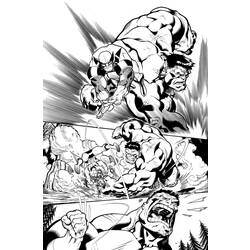 Dibujo para colorear: Wolverine (Superhéroes) #74916 - Dibujos para Colorear e Imprimir Gratis