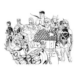 Dibujo para colorear: Wolverine (Superhéroes) #74965 - Dibujos para colorear