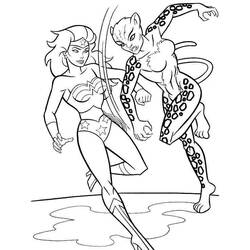 Dibujo para colorear: Wonder Woman (Superhéroes) #74649 - Dibujos para Colorear e Imprimir Gratis
