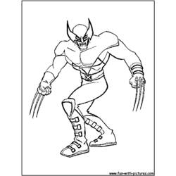 Dibujo para colorear: X-Men (Superhéroes) #74427 - Dibujos para colorear