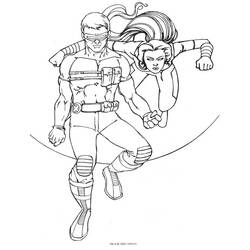 Dibujo para colorear: X-Men (Superhéroes) #74458 - Dibujos para colorear