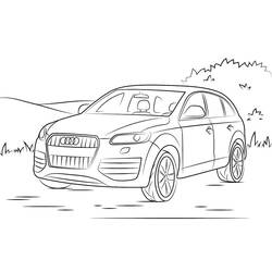Dibujo Audi (Transporte) #174804 para imprimir y colorear
