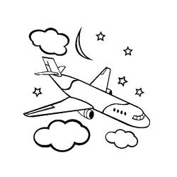 Dibujo Avión (Transporte) #134778 para imprimir y colorear