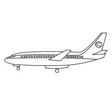 Dibujo Avión (Transporte) #134785 para imprimir y colorear