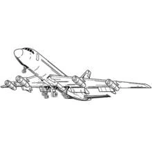 Dibujo Avión (Transporte) #134788 para imprimir y colorear
