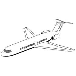 Dibujo Avión (Transporte) #134809 para imprimir y colorear