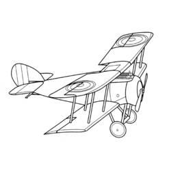 Dibujo Avión (Transporte) #134816 para imprimir y colorear