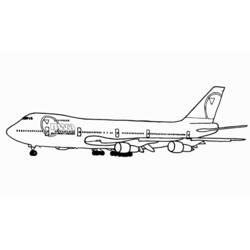 Dibujo Avión (Transporte) #134823 para imprimir y colorear