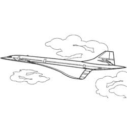 Dibujo Avión (Transporte) #134852 para imprimir y colorear