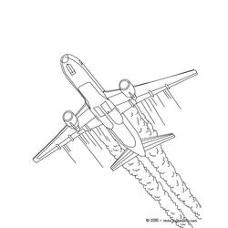 Dibujo Avión (Transporte) #134877 para imprimir y colorear