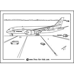 Dibujo Avión (Transporte) #134946 para imprimir y colorear