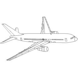 Dibujo Avión (Transporte) #135015 para imprimir y colorear