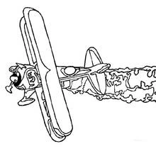 Dibujo Avión (Transporte) #135023 para imprimir y colorear