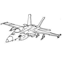 Dibujo Aviones de Combate (Transporte) #202488 para imprimir y colorear