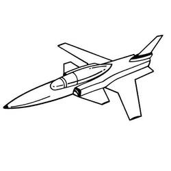 Dibujo para colorear: Aviones de Guerra (Transporte) #141034 - Dibujos para Colorear e Imprimir Gratis